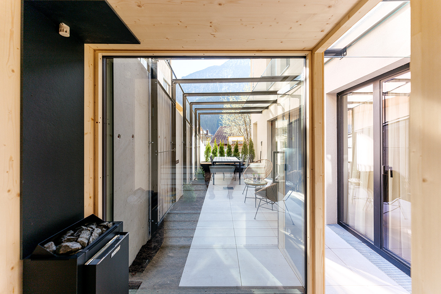Apartment Zita - Sauna und Terrasse